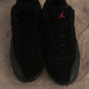 Nike Air Jordan’s. Black and red. Men’s size 10.5. Worn once